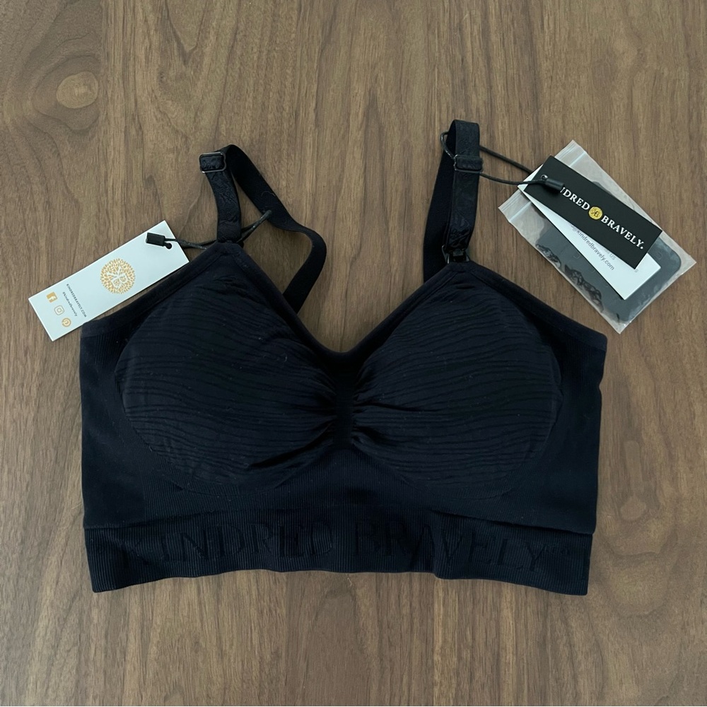 Kindred Bravely Sublime Hands Free Pumping Bra Size M, Black